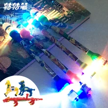 Спиннинговая ручка zhigao светящиеся игрушки светится в темноте детская игрушка технология блеска Навыки письма Вращающаяся ручка может написать