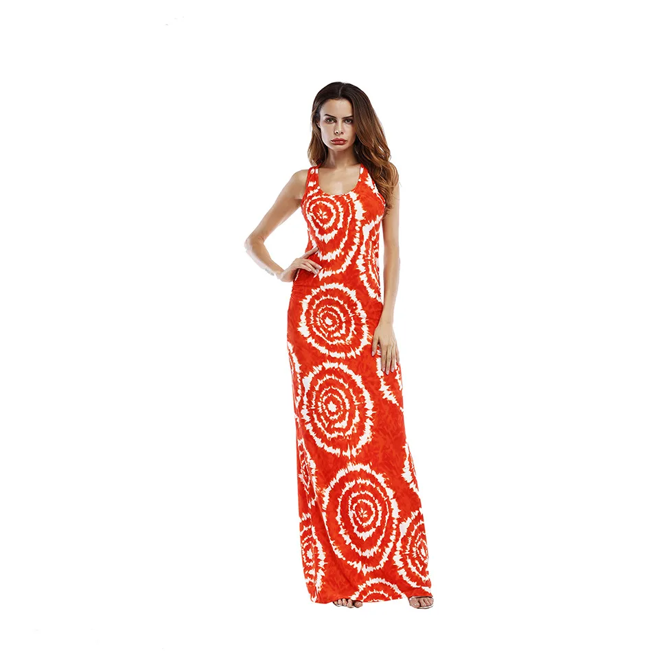 Long Dress Flower Print Strap Off Shoulder Belt Side Split Backless 2018 Summer New Hippie Sexy Maxi Dresses
