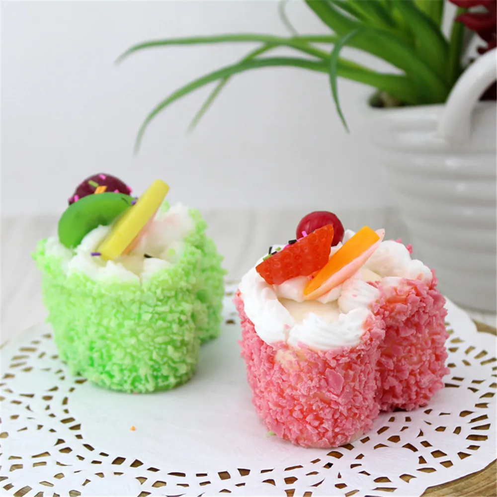 

Cute Bread Squishy Slow Rising Cream Scented Built In Magnet Stress RelieF Toys JAN28