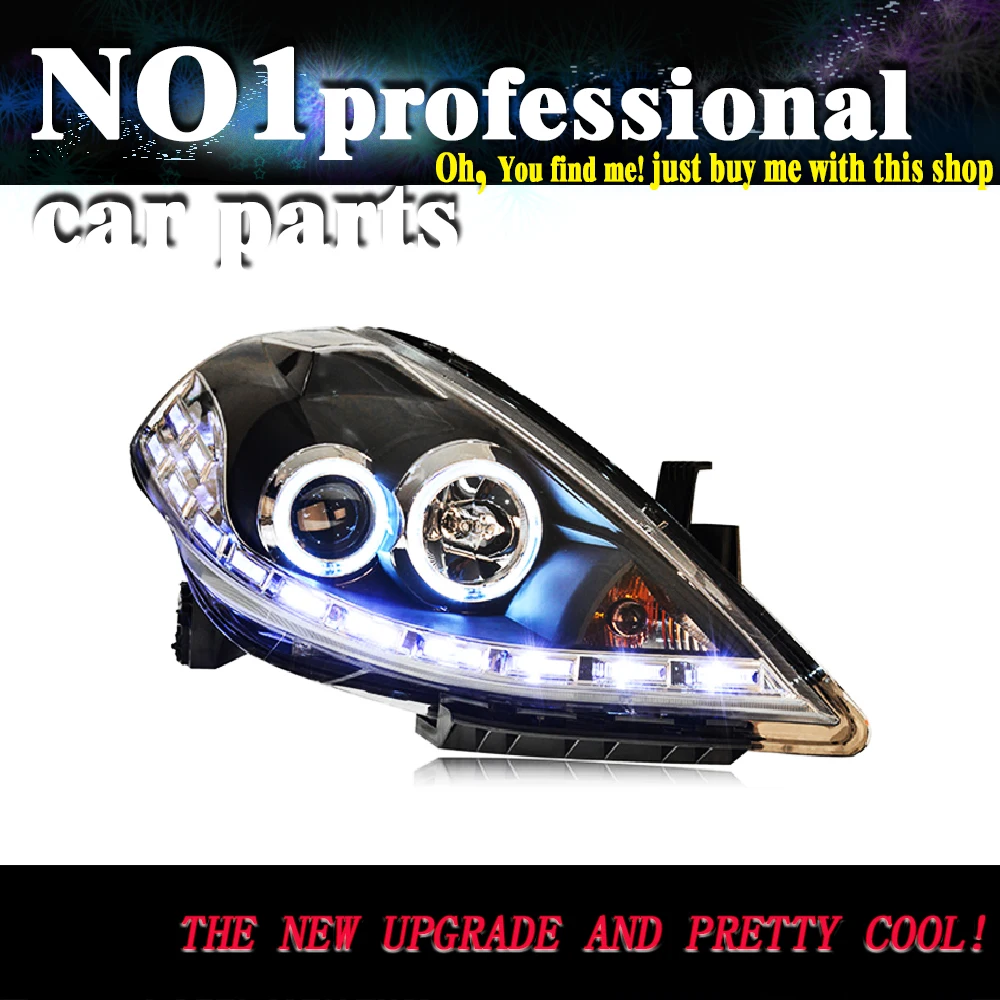 OUMIAO styling Styling for Nissan Tiida LED Headlight 2008 2011 Tiida