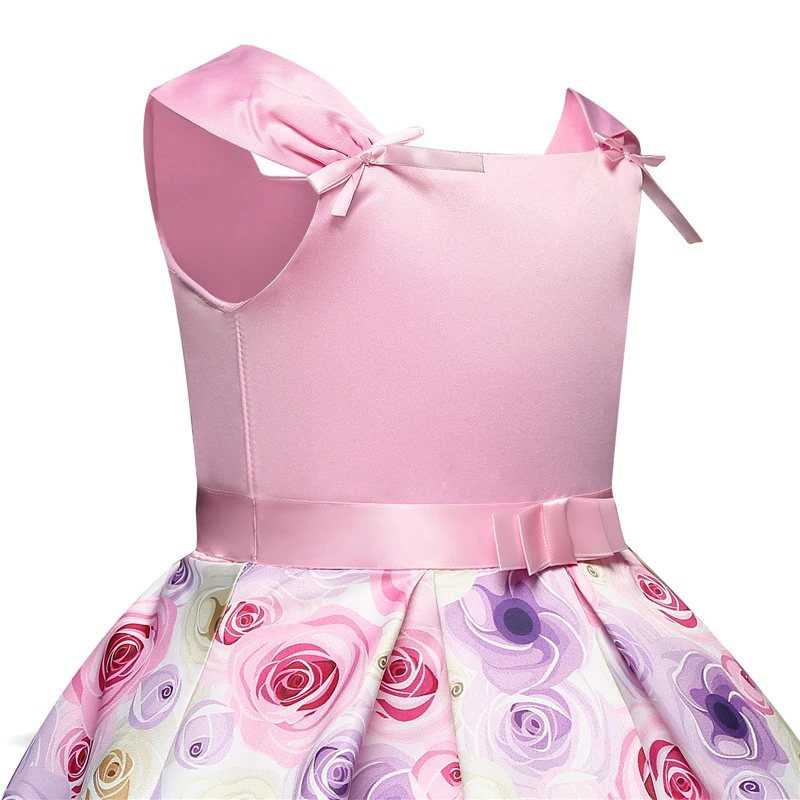 Pink Flower Christmas Girl Dress Children Clothing Princess Party Kids Formal Dresses for Girls Costume Wedding Dress 2-8 Years Pink Flower Christmas Girl Dress Children Clothing Princess Party Kids Formal Dresses for Girls Costume Wedding Dress 2-8 Years
