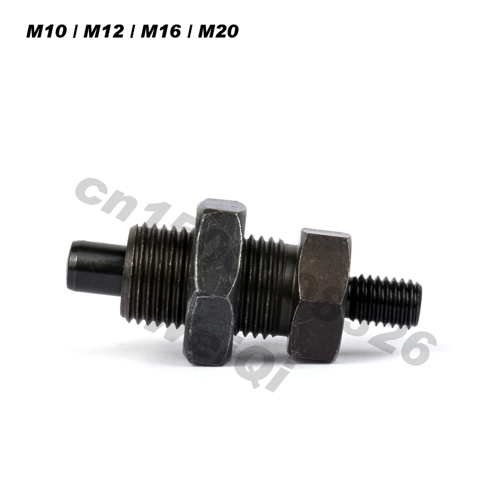 

Indexing plungers,return type, carbon steel,with lock nut,thread M10M12M16M20,pin 5/6/8/10mm