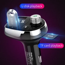 USB зарядное устройство беспроводной Bluetooth автомобильный комплект fm-передатчик модулятор громкой связи Carkit аудио радио музыка Mp3 плеер для iPhone Xiaomi