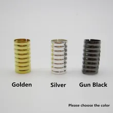 60 шт./лот, Золотой/Серебряный/черный пистолет, регулируемые волосы, дреды, бусины, трубки, манжеты, зажимы, микро кольцо, DIY аксессуары для парикмахерских