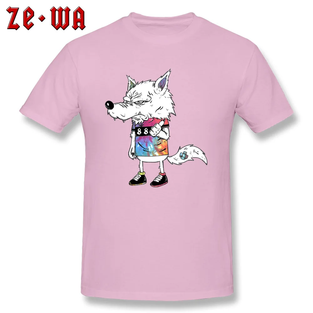 PrintedCustom Short Sleeve Tops Shirt Summer/Fall 2018 Fashion O Neck 100% Cotton Fabric T Shirt Mens Top T-shirts Howl  Howl pink