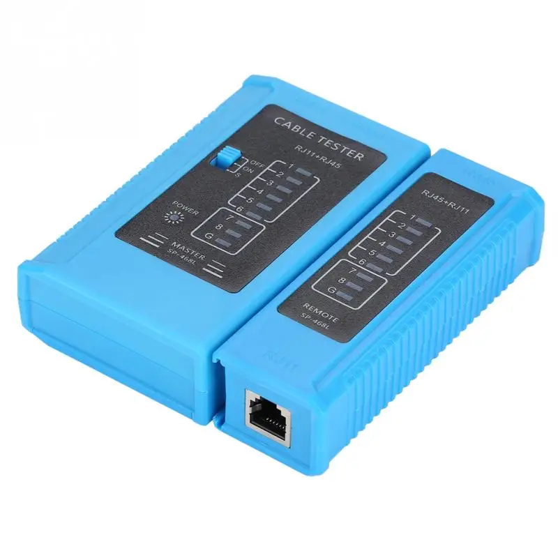 RJ45 и RJ11 сетевой кабель тестер Ethernet LAN Сетевой Инструмент для тестирования