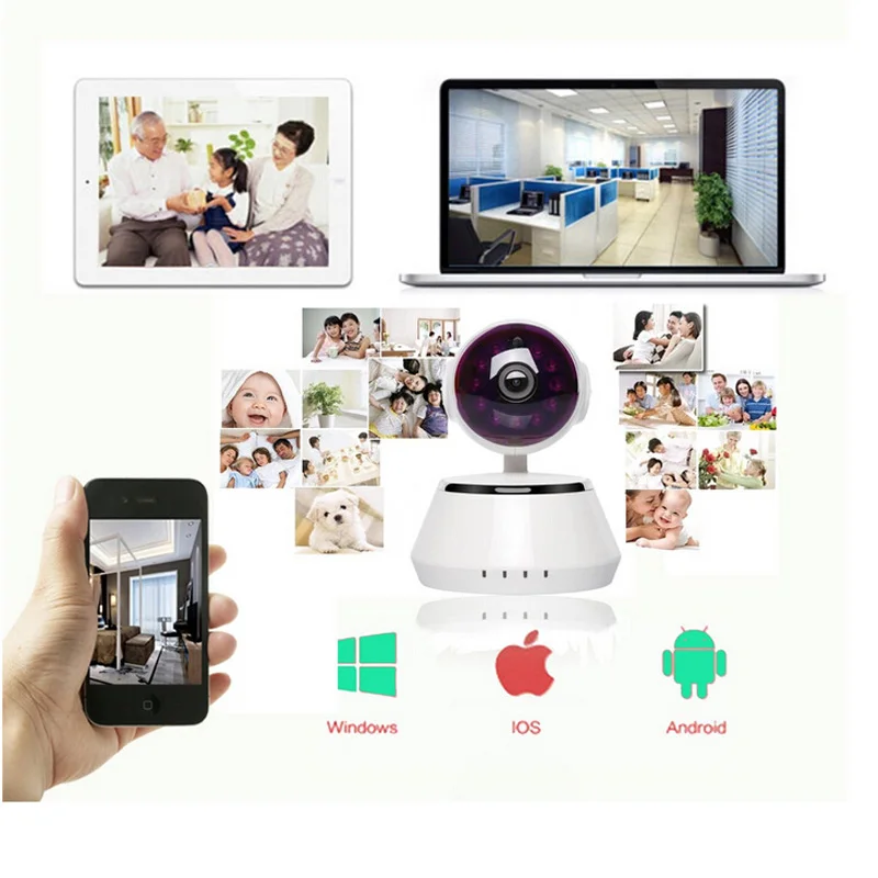 HD 720P Wifi умная IP камера беспроводная домашняя безопасности мини видеонаблюдения