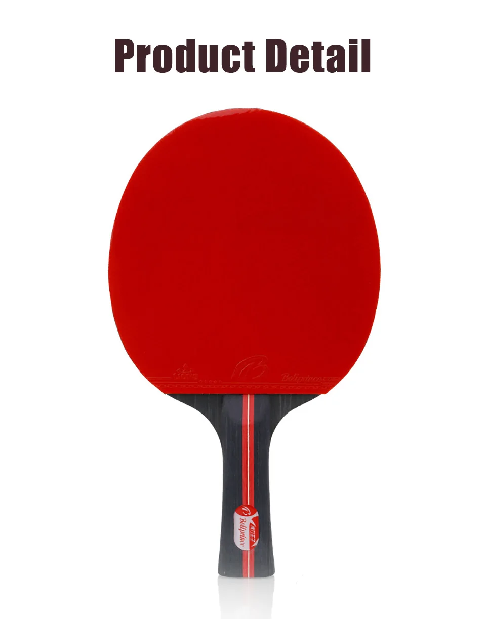 Best 2pcs lot Table Tennis Bat Racket Double Face Pimples In Long Short Handle Ping Pong Paddle Racket Set With Bag 3 Balls