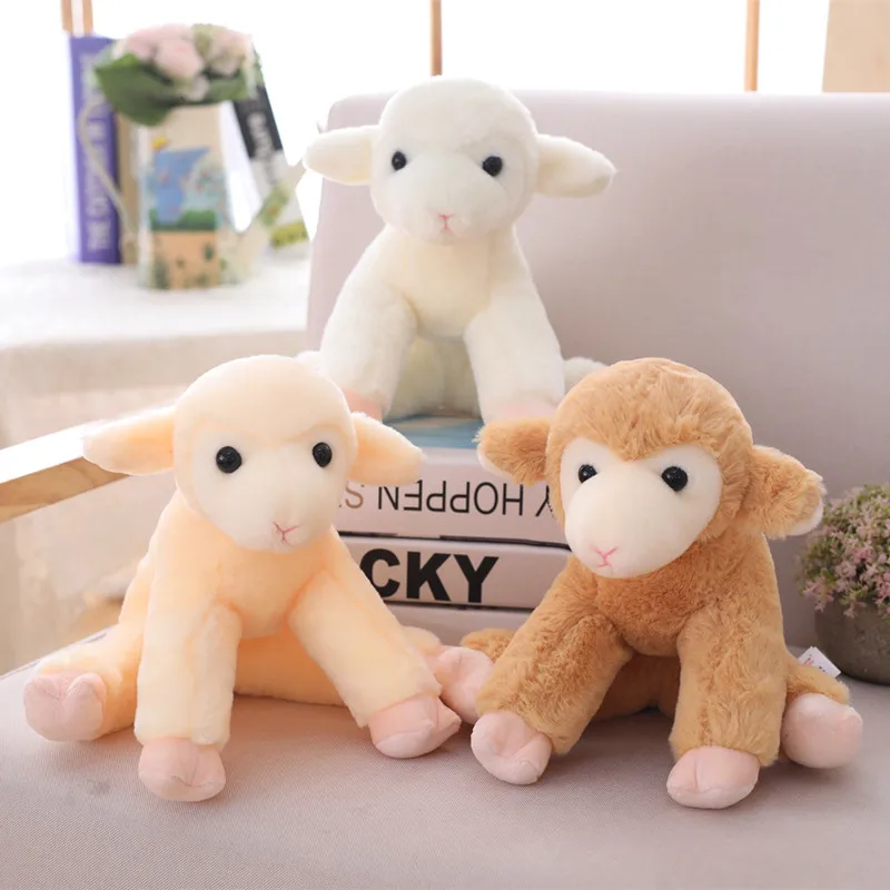 Новый 18/25 см милые плюшевые игрушки Овцы мягкие Kawaii подушки с изображением животных милые куклы-альпаки номер Декор для Для детей девочек