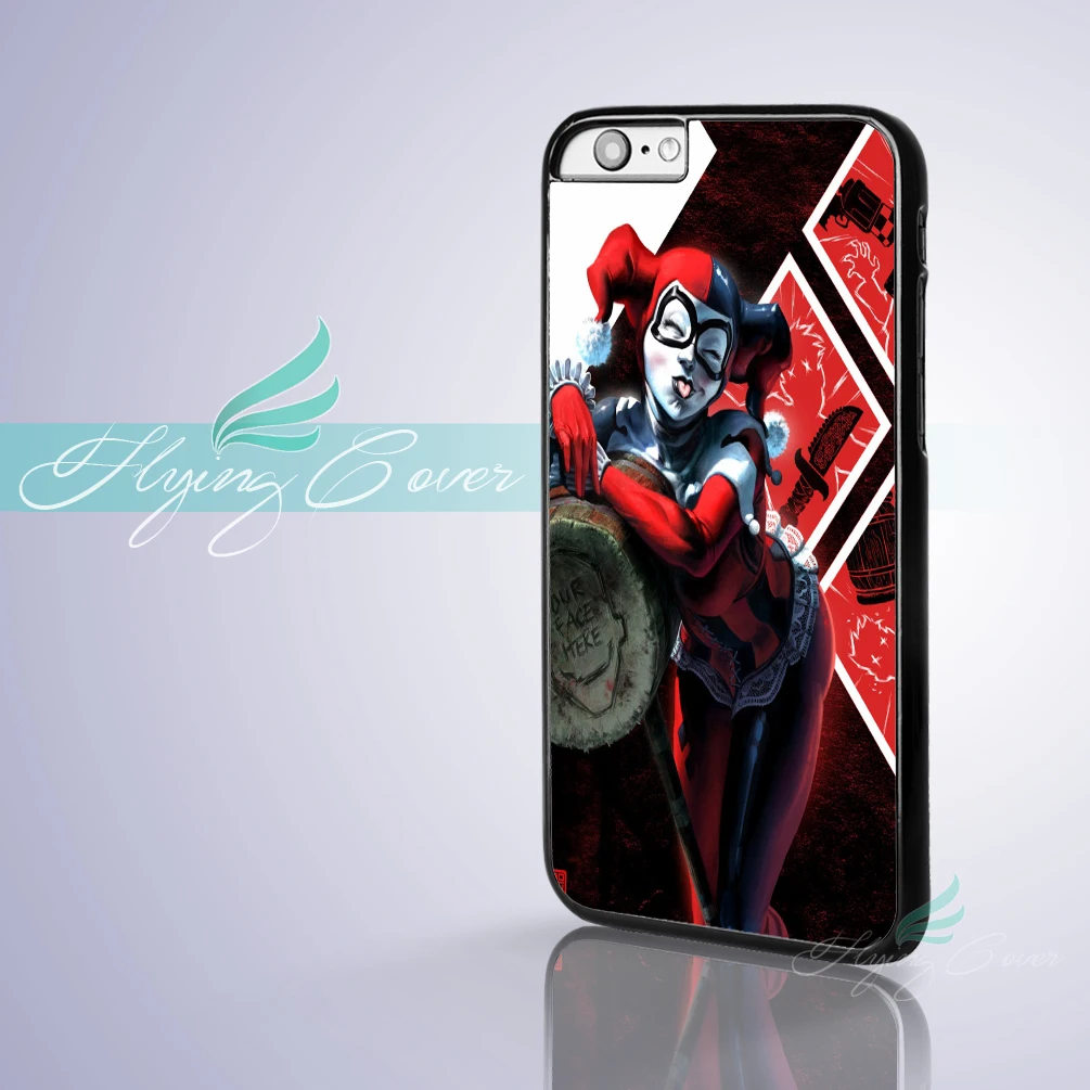 Coque Cartoon Harley Quinn Joker Phone Cases for iPhone X 8 8Plus 7 6
