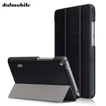 

dolmobile Three Folding PU Leather Case Cover for for Huawei MediaPad T3 7.0 BG2-W09 Tablet for Honor Play Pad 2 7 Stylus Pen