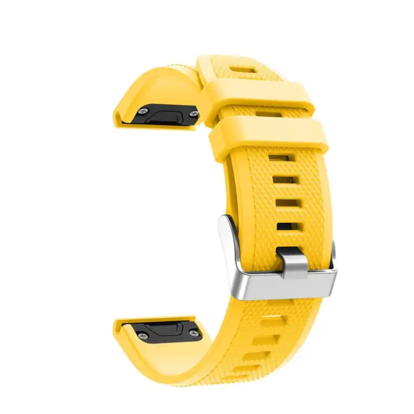 

2017 High Quality Replacement Silicagel Quick Install Soft Band Strap For Garmin Fenix 5 GPS Watch JU23 Dropship