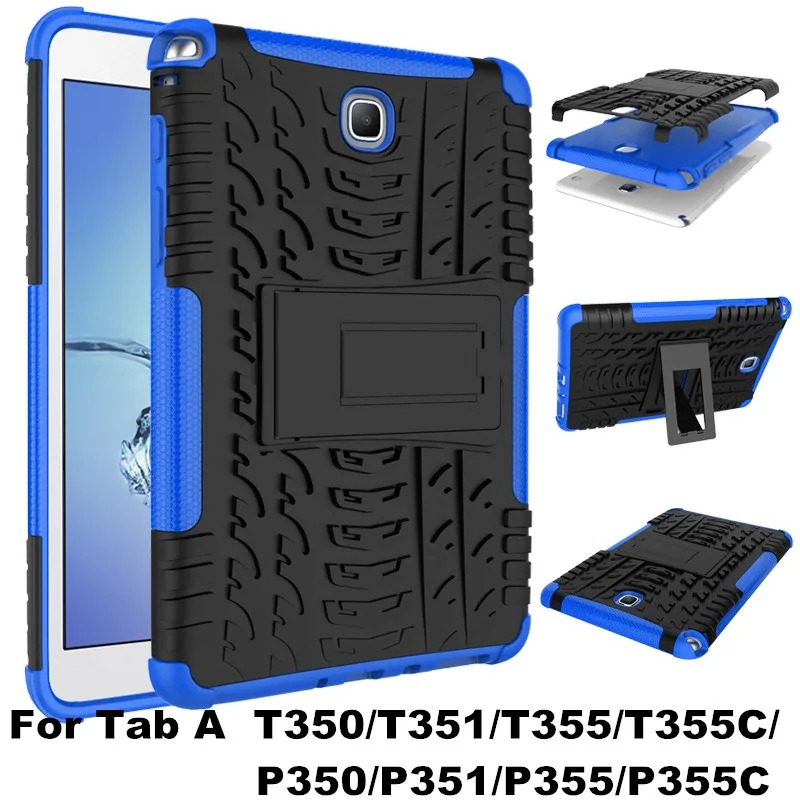 Shockproof Heavy Duty Rubber Hard Case Cover For Samsung Galaxy Tab A 8