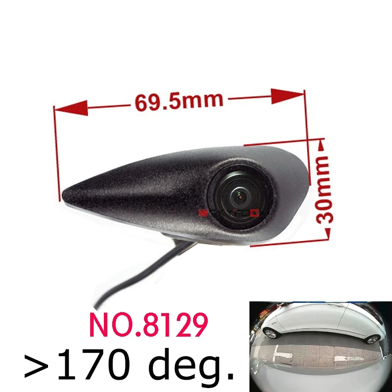 180 градусов sonyccd HD логотип автомобиля Марка камера для hyundai спереди Логотип Embeded камера ночного видения IP68 водонепроницаемый - Название цвета: 8129Sonyccd Fisheye