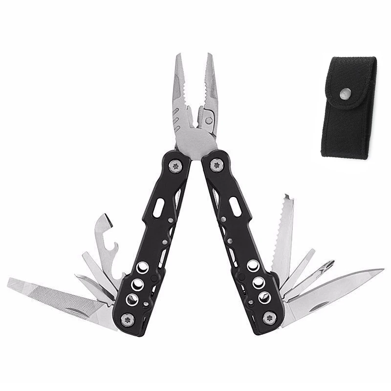 

Multitool Multifunctional Pliers Survival Folding Knife Plier Stainles Steel Wire Cutter Includes Sheath for Camping