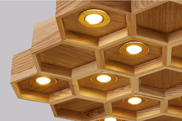 WOOD PENDANT LAMP 23