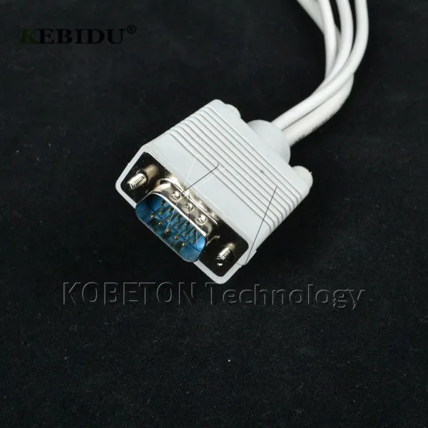 Конвертер Kebidu VGA в S Video 3RCA TV AV Out Кабель адаптер для ПК ноутбуков HD ТВ оптовая