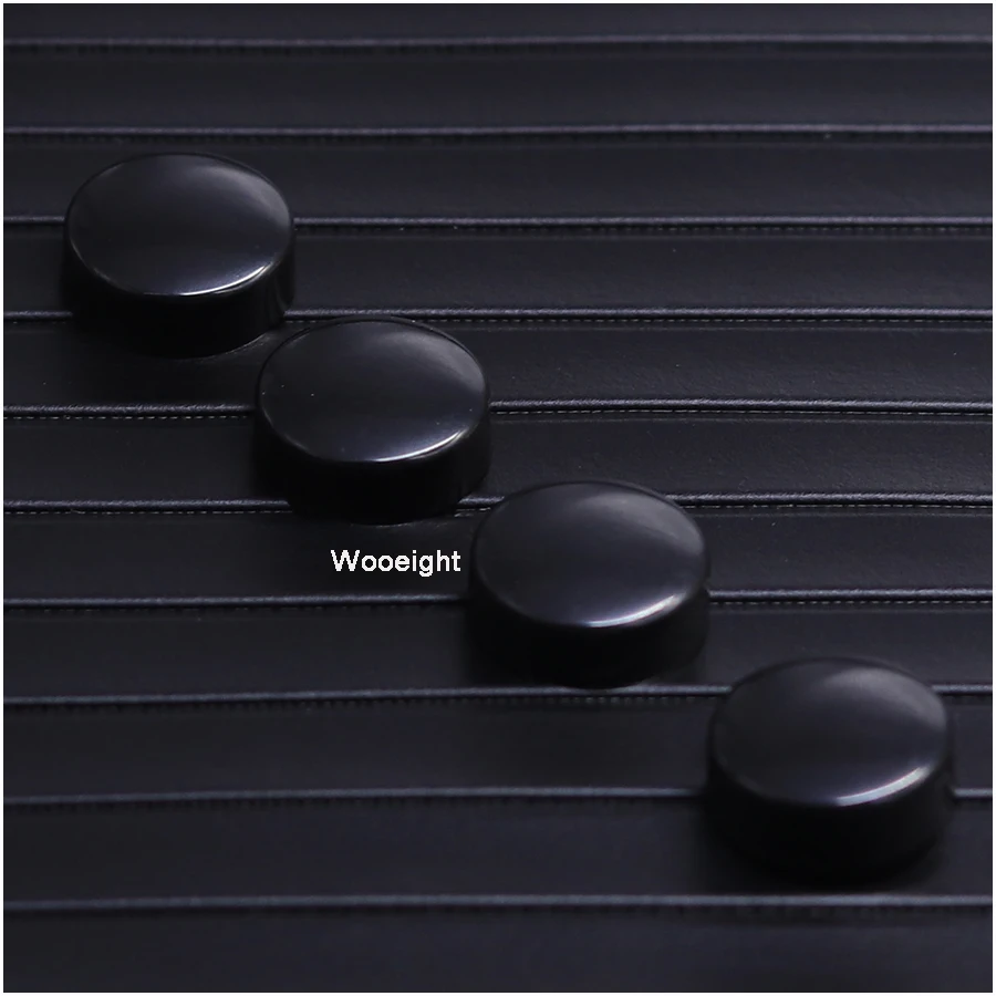 Wooeight 4Pcs Silver Screw Nut Cap Bolt Cover Set For Car Truck Motorcycle Security License Plate Frame Mounting Screw Bolt (4)