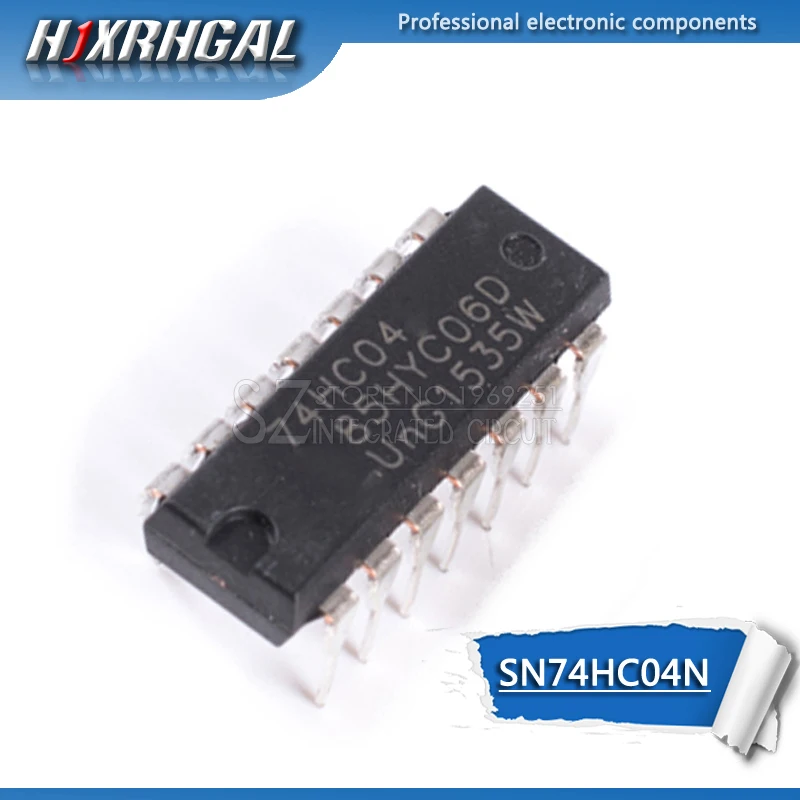 10 шт SN74HC04N DIP14 SN74HC04 DIP 74HC04N 74HC04 7404 | Электронные компоненты и принадлежности