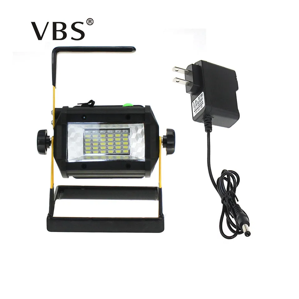 

LED Portable Spotlight Lampe Led Outdoor Work Light Flood Light Rechargeable Spotlights 36 Led Camping Work Light Lamp 18650