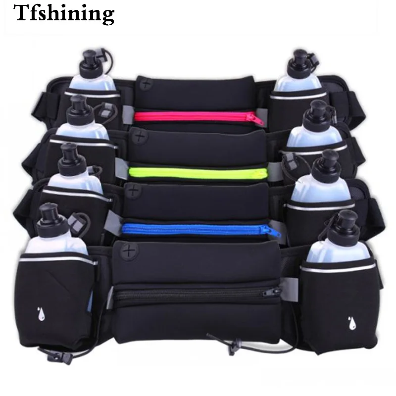 

Tfshining Running Phone Bags for 4-6" Waist Pack Outdoor Sport Hiking Racing Gym Fitness Lightweight Hydration Belt Water Bottle