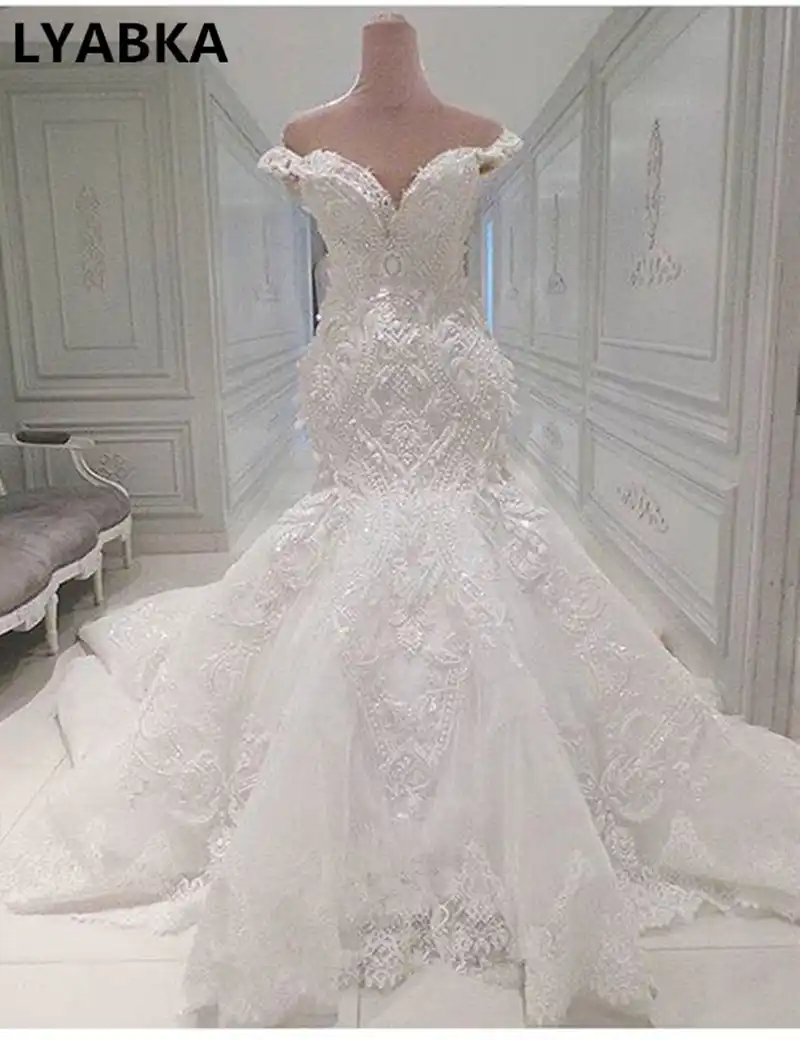 Vestido De Noiva Romantic Mermaid Wedding Dresses 2020 New Lace Sweetheart Chapel Train Wedding Dress Bridal Dresses Custom Made Dress Custom Vestido De Noivamermaid Wedding Aliexpress
