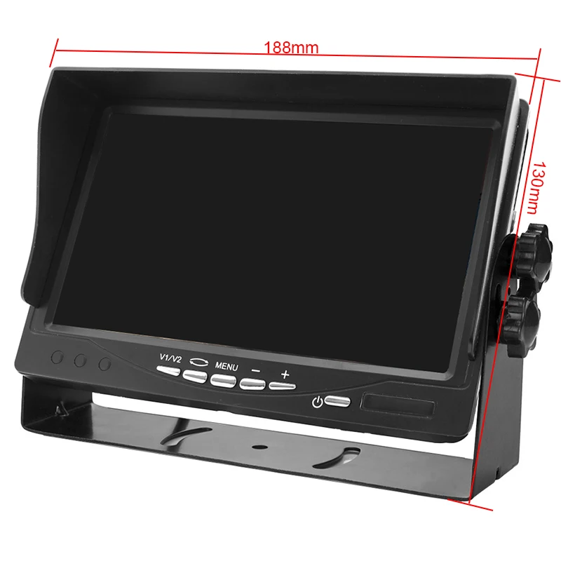 GreenYi 2019 новый HD AHD 800*480p 7 дюймовый IPS экран автомобильный монитор дисплей с 2