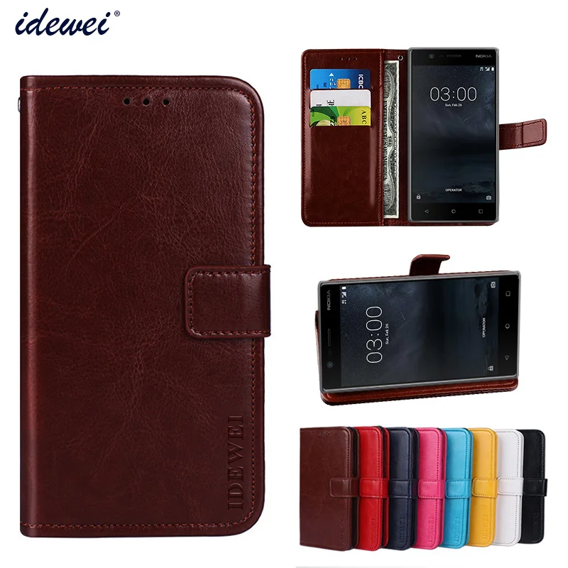 For Nokia 5 Case Business Style Flip Wallet PU Leather Stand Phone Cases Cover for Nokia 5 Nokia5 Case Cellphone Accessories