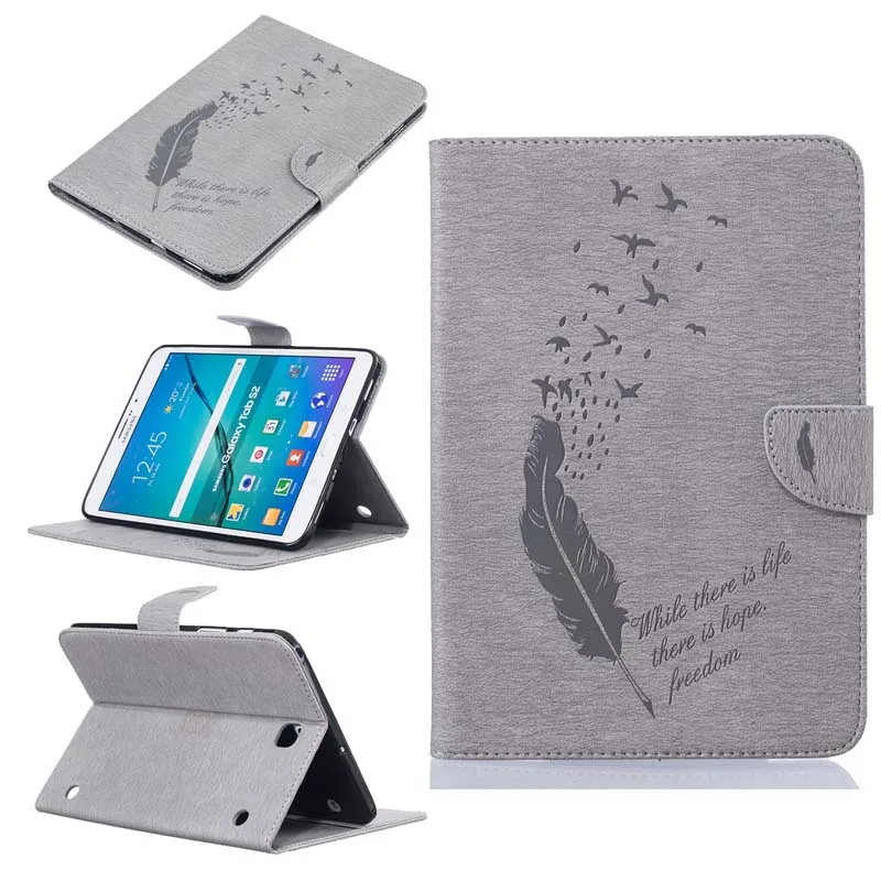 Чехол подставка из искусственной кожи для Samsung Galaxy Tab S2 8 0 T710 T715|for samsung galaxy tab|covers for