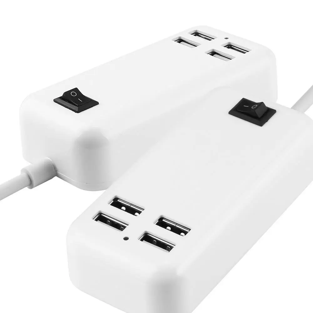 4 порта USB зарядное устройство для путешествий EU/US портативное и легкое общее зарядное устройство для мобильного телефона планшета