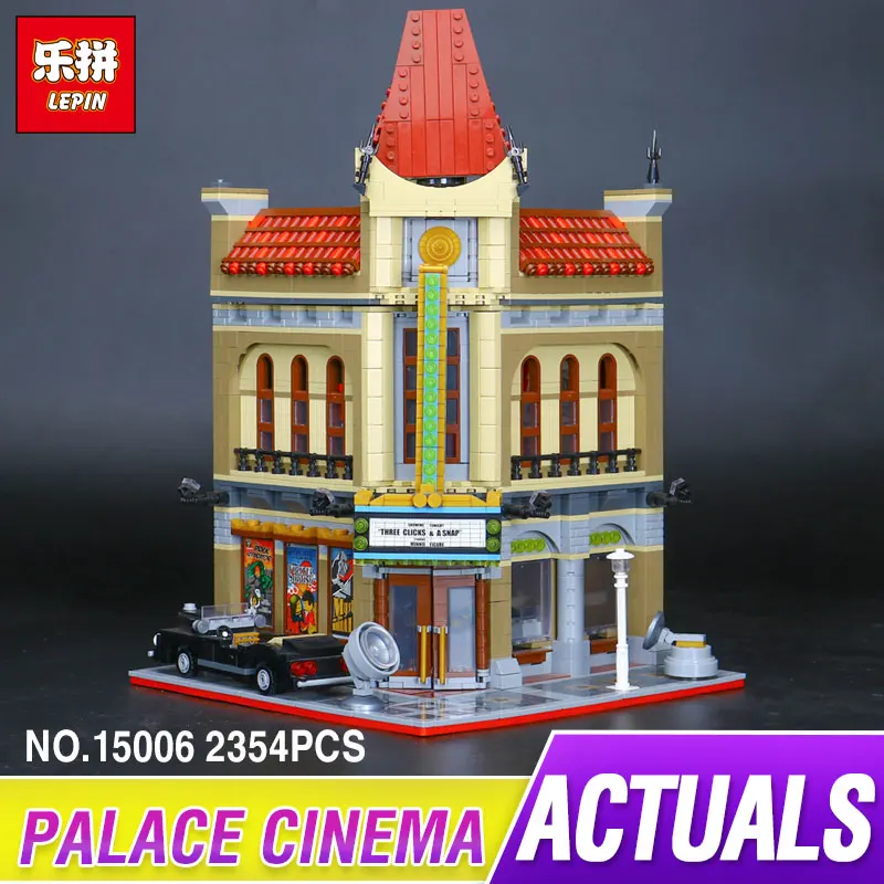 

LEPIN 15006 2354pcs Palace Cinema Model Building Blocks Set Bricks Toys Compatible 10232 Toys For Children birthday gift