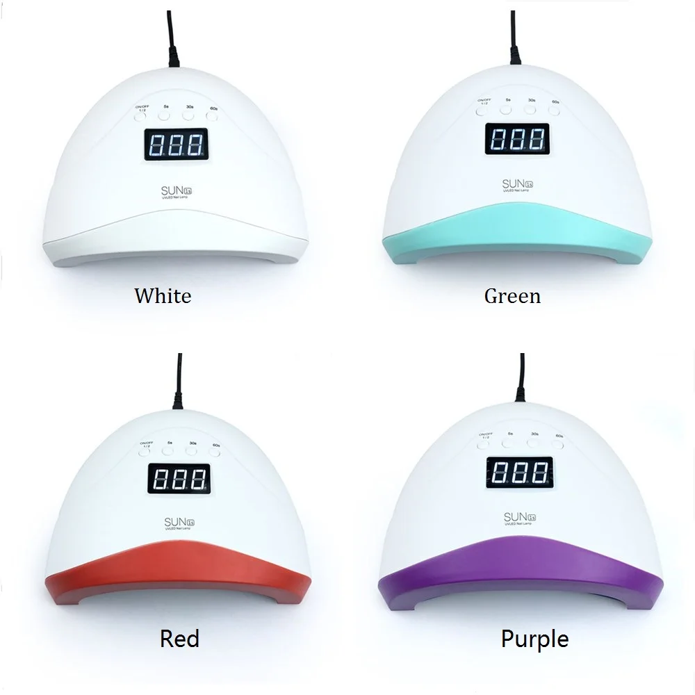 Online Marke SUNone 48 W 24 W LED UV Lampe Nagel Trockner Für Gel Härtung Polnischen Kunst Werkzeug Licht Fingernagel zehennagel Freies Verschiffen