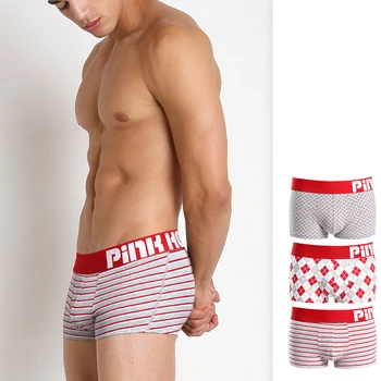 

Pack of 24 Printed Trunk Spandex Men's Cotton Boxer Short Stretch Men Panties Top Quality Men Underwear Intimate Male Underpants