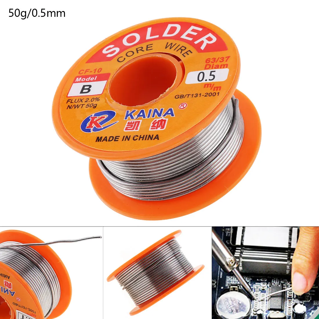 High Quality 0.5mm 50g 63/37 Rosin Core Tin Lead Solder Wire Soldering