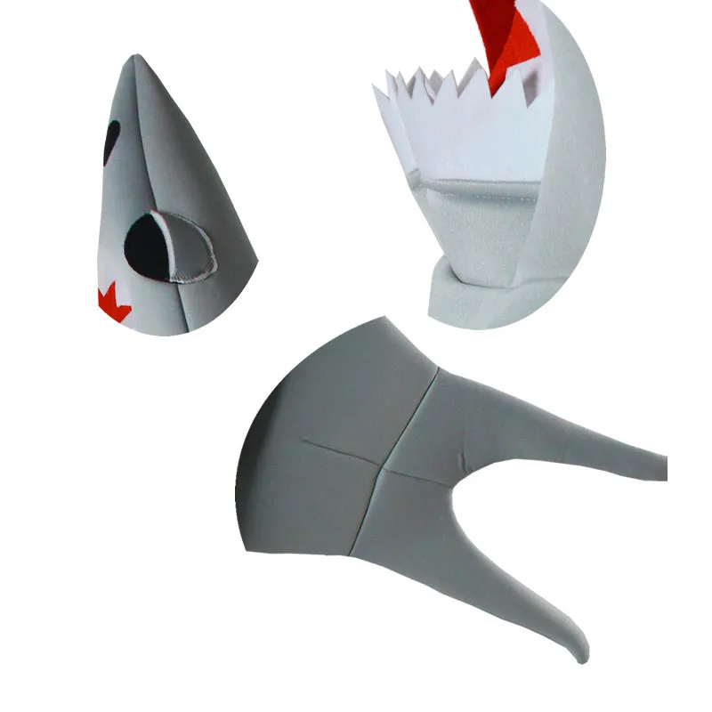 Coshome Sand Shark Mascot Cosplay Costumes Men Women Helloween Party Animal Performance Clothing (2)