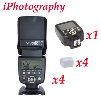

Yongnuo YN560TX LCD Wireless Flash Controller + 4pcs YN560 IV Flash kit For Canon