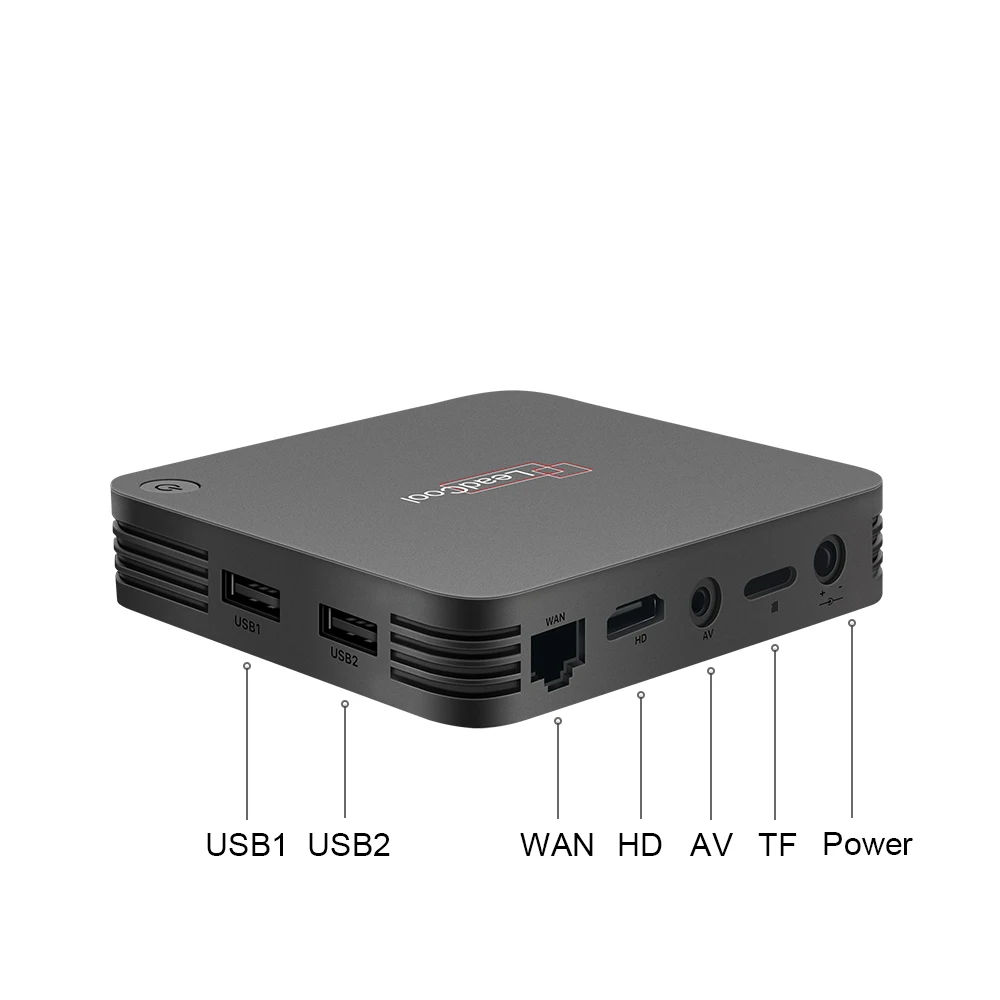 Leadcool X Android 7.1 Smart Set Top Box 1G+8G H.265 4K HD Media Player Support 2.4GHz WIFI Smart Android Box Like X96MINI Box