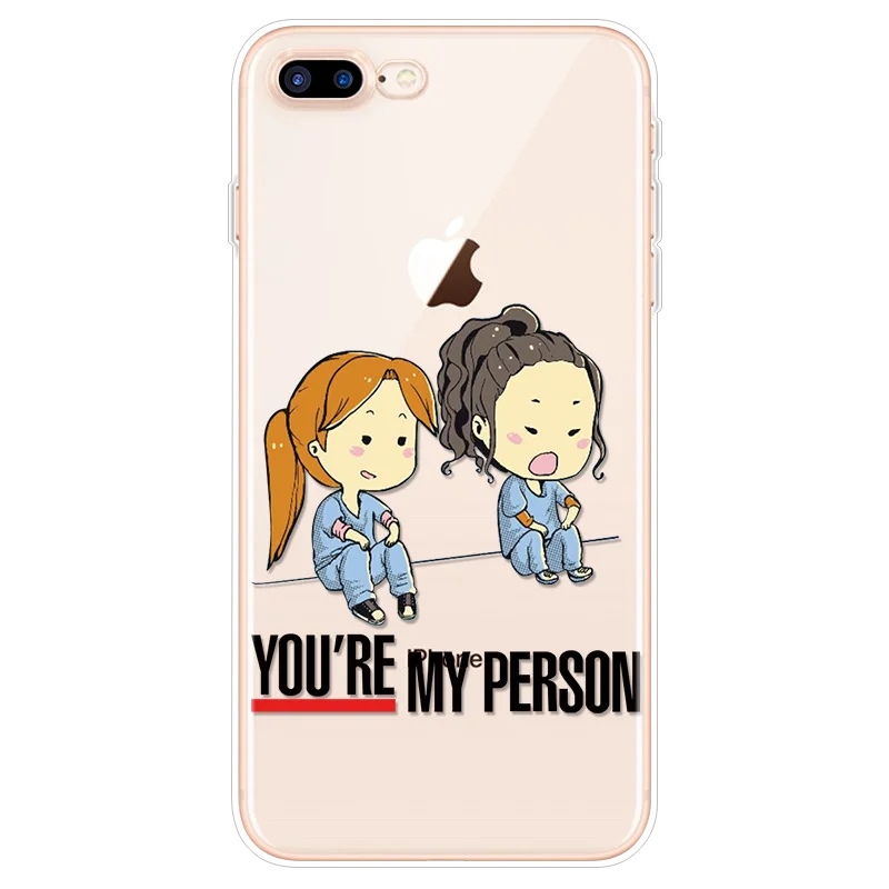 Чехол для телефона Greys Anatomy You're My Person для iPhone 8 Plus Funda для iPhone 6 6S 7 8 Plus для iPhone 11 Pro XS Max XR X TPU чехол