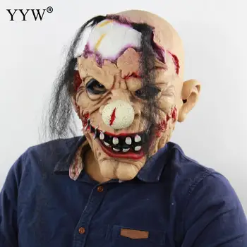 

Horror Adult Party Mask Latex Clown Cosplay Scary Masks Halloween Mask Bloody Mascaras Halloween Terror Masque Party Supplies