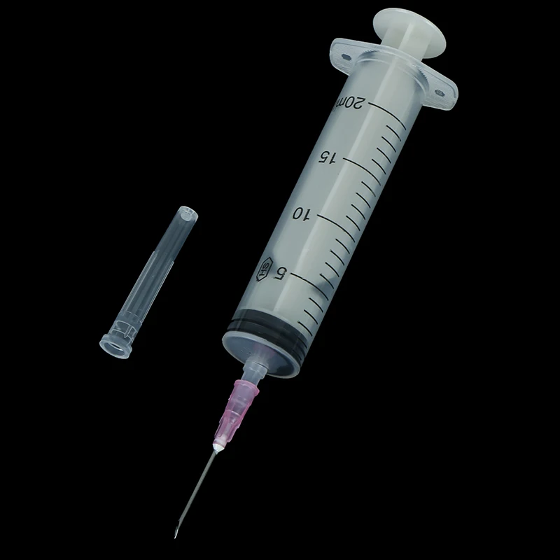

5pcs Industrial Syringe With Cap Injection Tip Needle Tool Plastic Syringe High Quality