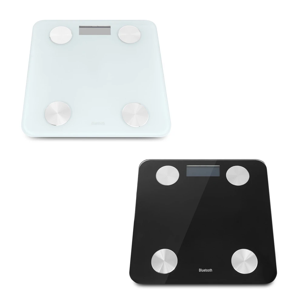 

Hot Sale White/Black Mini Smart Weight Loss Scales Household Premium Support Bluetooth APP Fat Percentage Digital Body