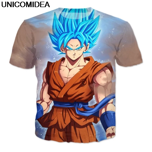 

3D Dragon Ball Z Son Goku Vegeta Frieza Super Saiyan Cosplay T Shirt Men Dragonball Kakarotto Freeza Freezer Vegito Tees Tops
