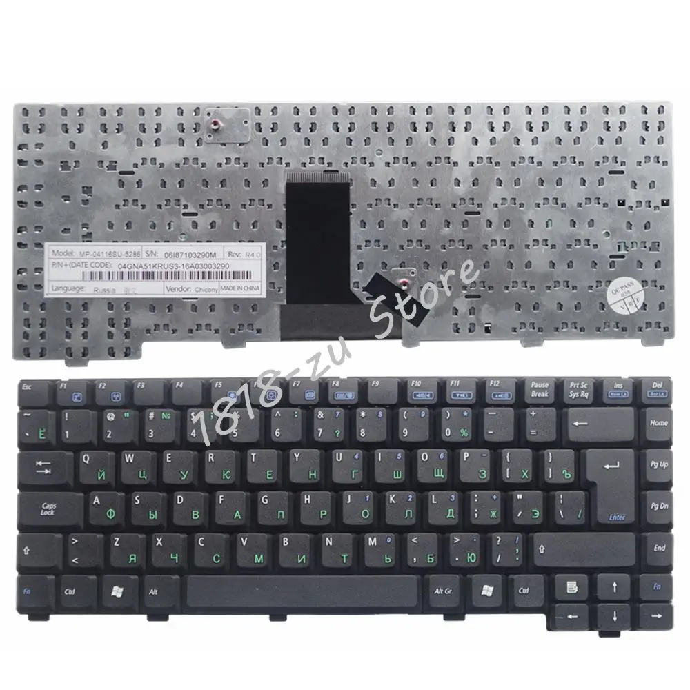 Новая черная клавиатура YALUZU для ноутбука ASUS A6Km A6Kt A6L A6M A6Ne A6Vc A6Vm A6Rp A6Tc A6T A6V A6J A6JC A3 |