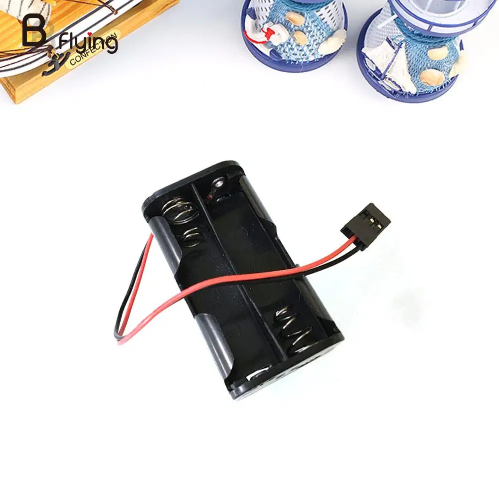 

RC 4xAA Battery Box Holder With Futaba JR Plug Receiver Planes Plastic