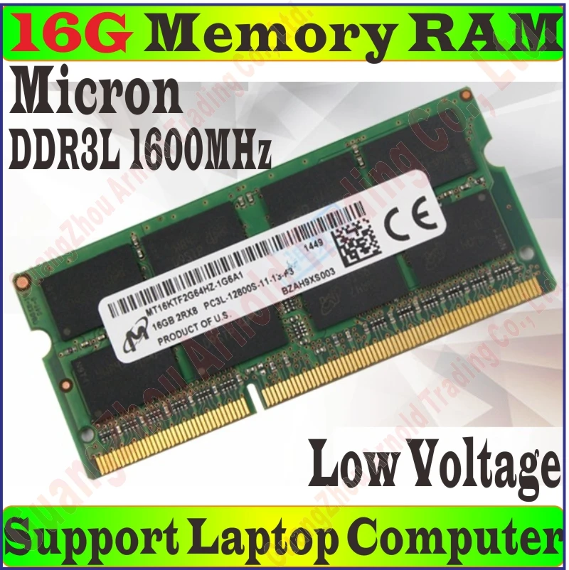 Kit 2x8gb Crucial Ddr3-1600 Kit RAM Crucial 16 GB (2x8 GB) DDR3-1600 PC3- 12800 Per Laptop - SODIMM 204 Pin - Nuovo Kit Ram 16gb Ddr3 1600 - Foto 2