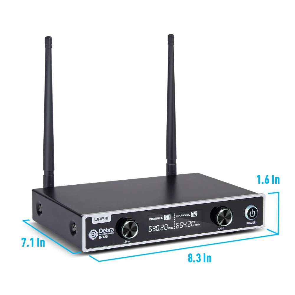 Debra Audio UHF Wireless Microphone System With
