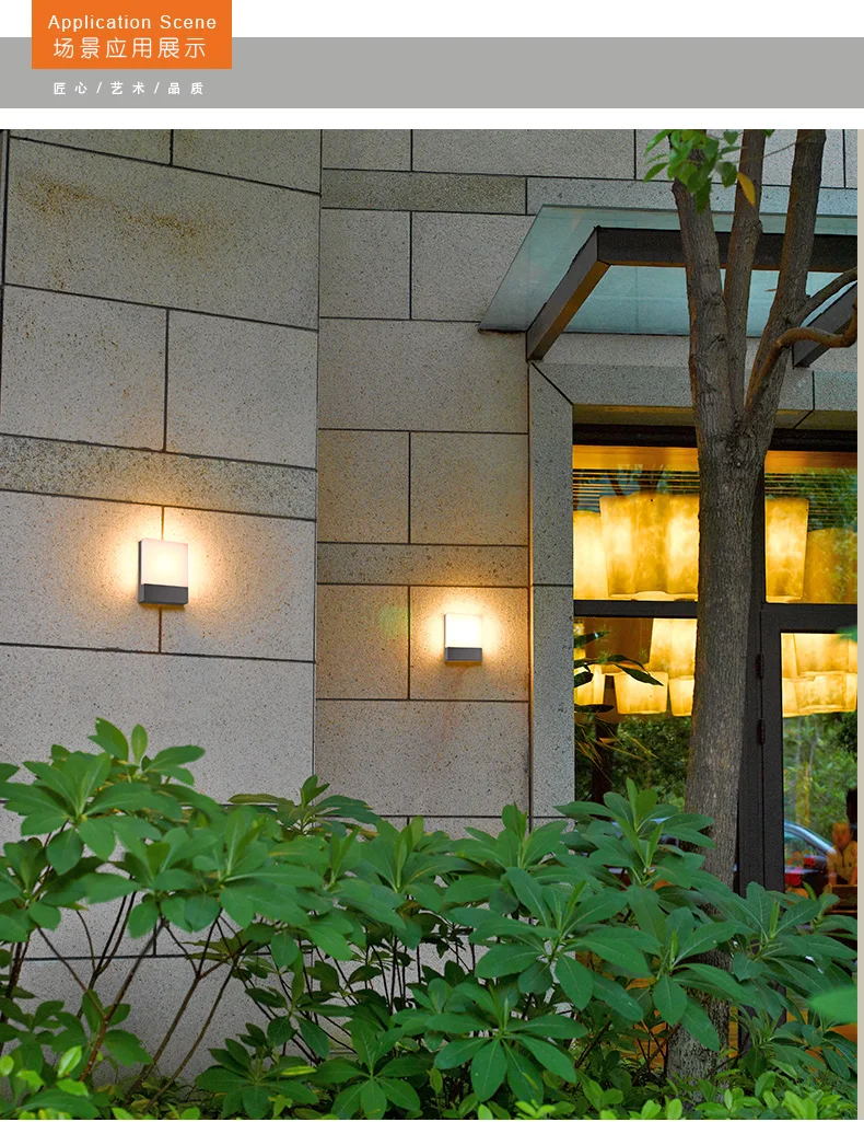 Conduziu a Luz da Parede Sensor de Movimento à Prova Água ao ar Lâmpada de Parede Moderno Dwaterproof Livre Varanda Ip65 Portão Pátio Jardim Corredor 220 v Luzes 18 w 14 água ao ar livre varanda lâmpada de
