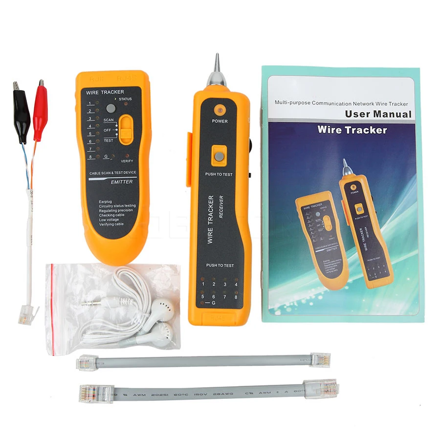 1 قطعة RJ11 RJ45 كابل اختبار كاشف خط مكتشف LAN شبكة الكابل فاحص سلك الهاتف تعقب