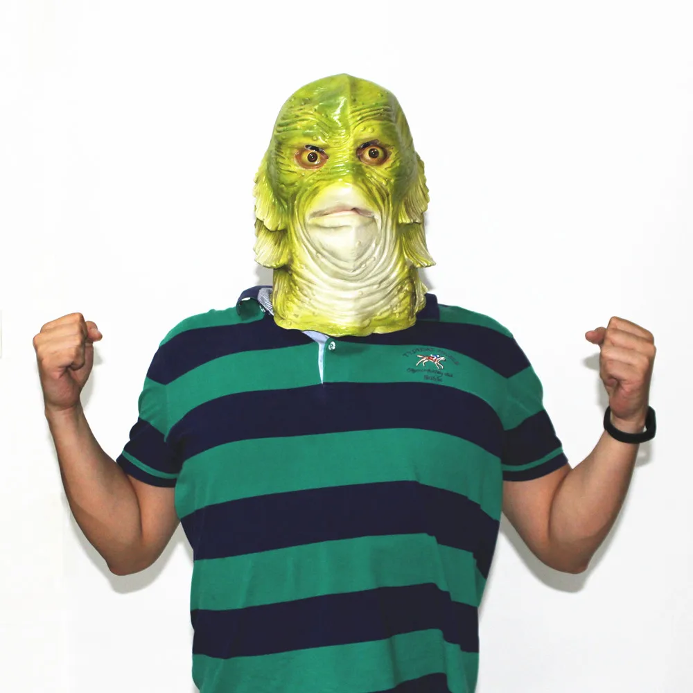 Halloween Creative Horror Fish Monster Mask Latex Halloween Eve Party