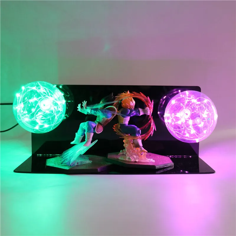 GP Dragon Ball спальные фигурки DIY аниме модель креативная лампа Детские куклы светодиодный ночник для детей Детские игрушки ночник - Испускаемый цвет: GP